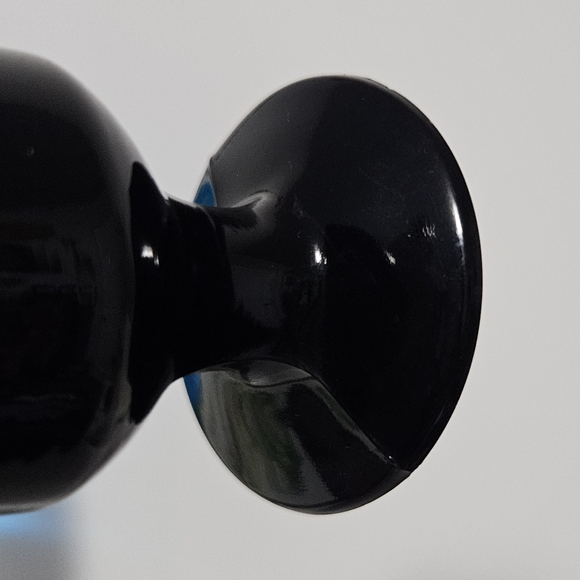 Black Glass Bud Vase - Picture 6 of 7